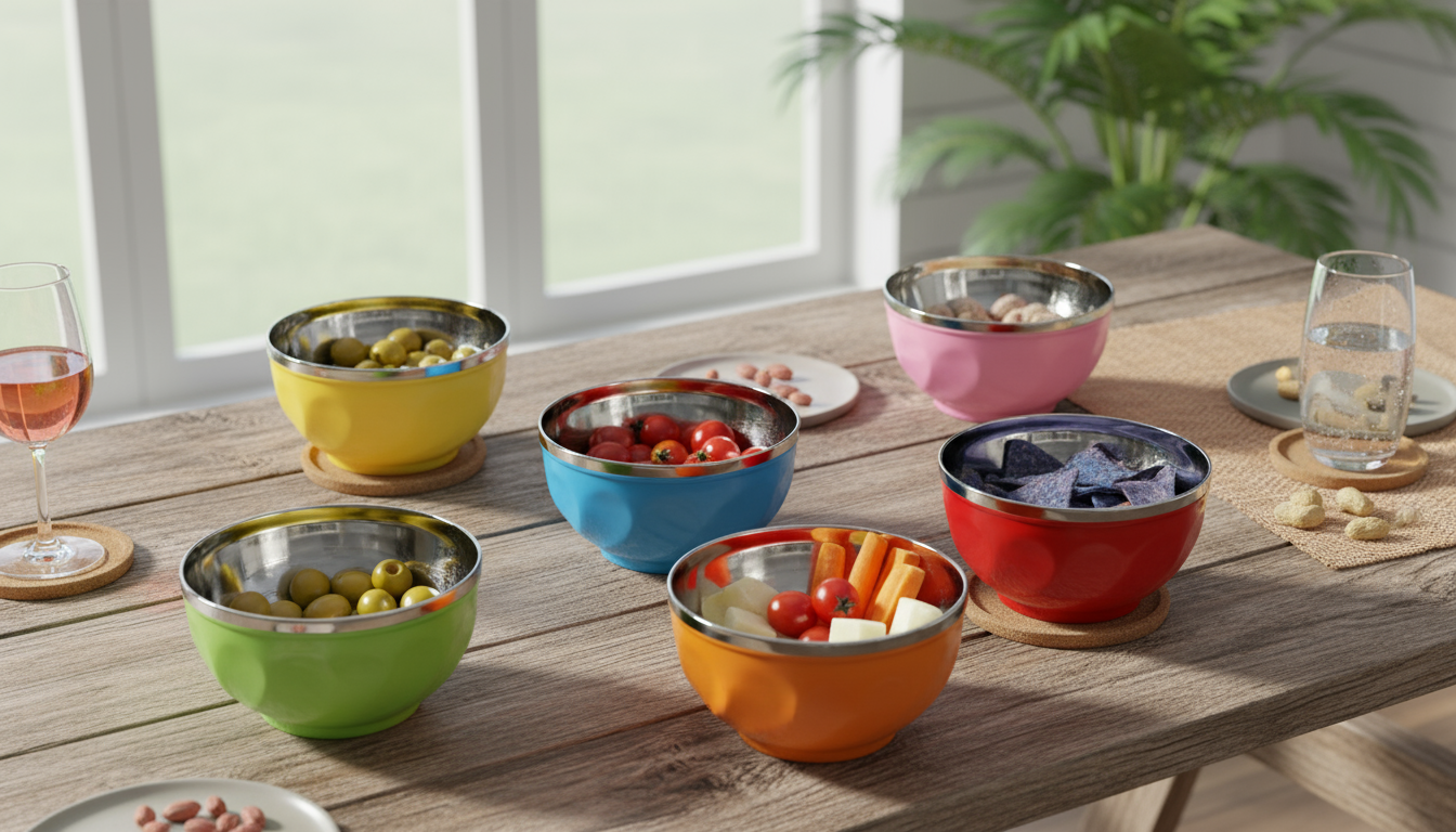 Trio bols inox réutilisables zéro déchet écologiques