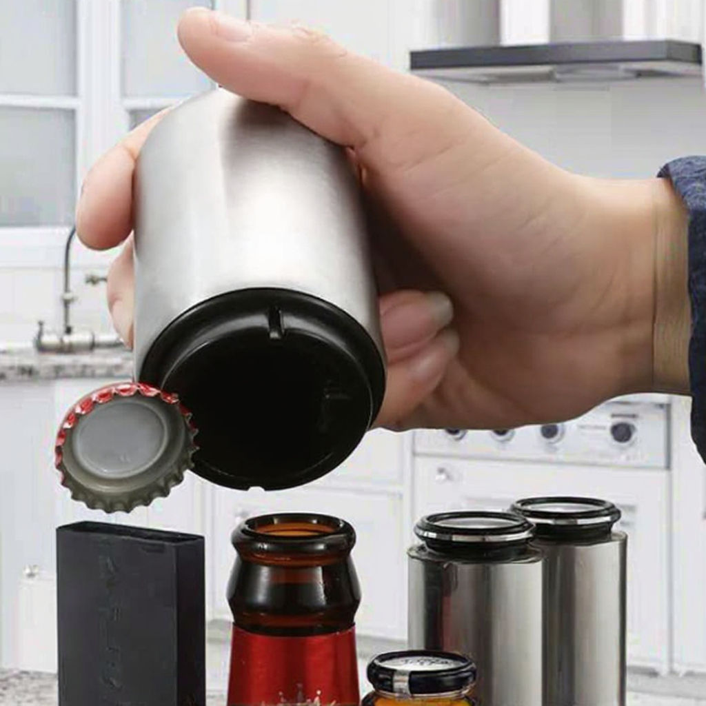 Ouvre-bouteille mural automatique cadeau amateur bière