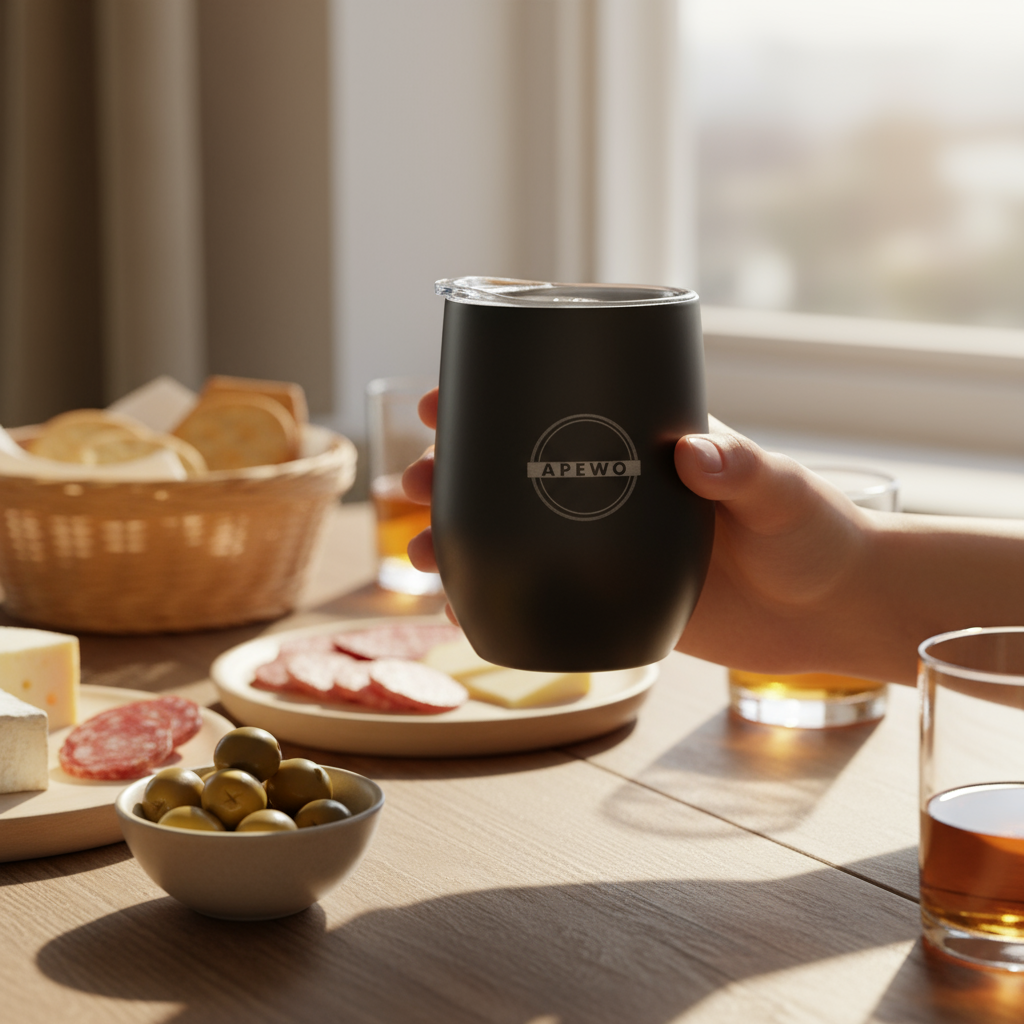 Gobelet en inox réutilisable sans plastique pour apéro APEWO